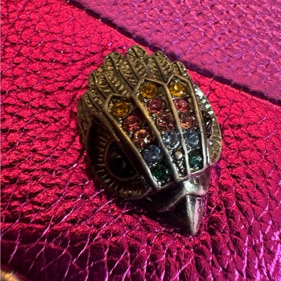 Kurt Geiger London Kensington leather chain wallet - Picture 3 of 7